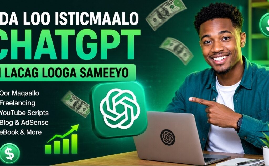 Sida Loo Isticmaalo ChatGPT Si Lacag Looga Sameeyo