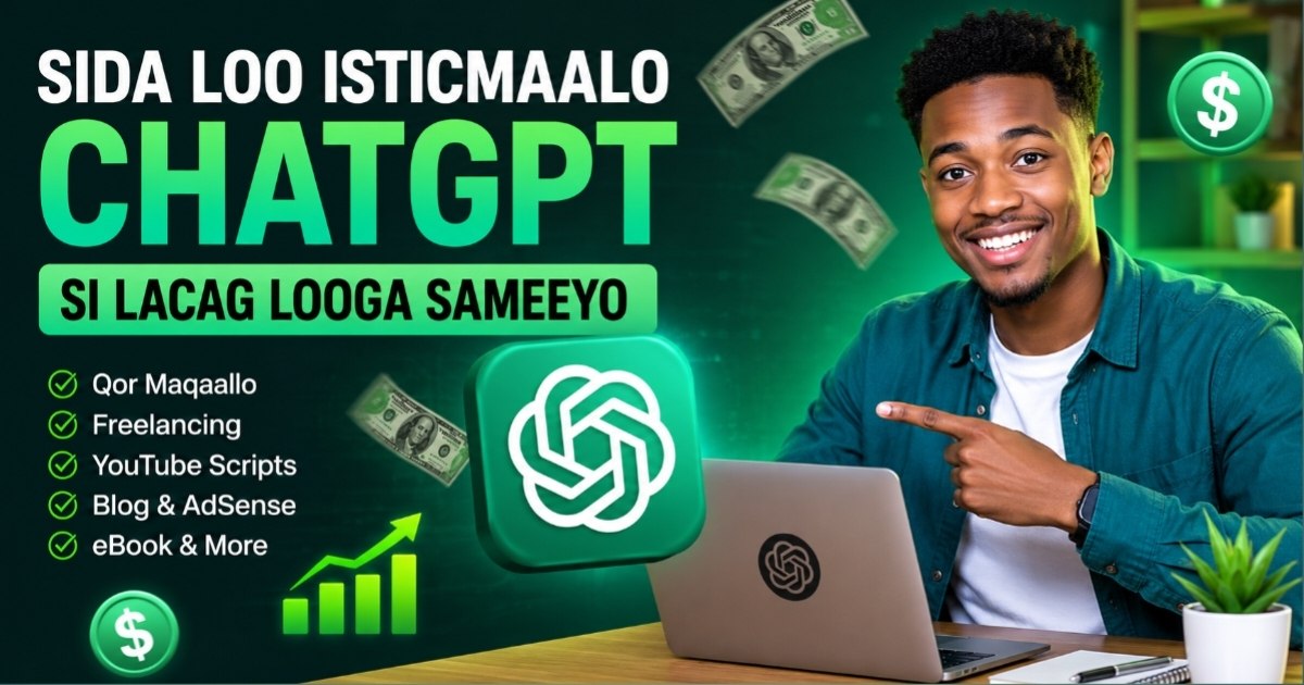 Sida Loo Isticmaalo ChatGPT Si Lacag Looga Sameeyo